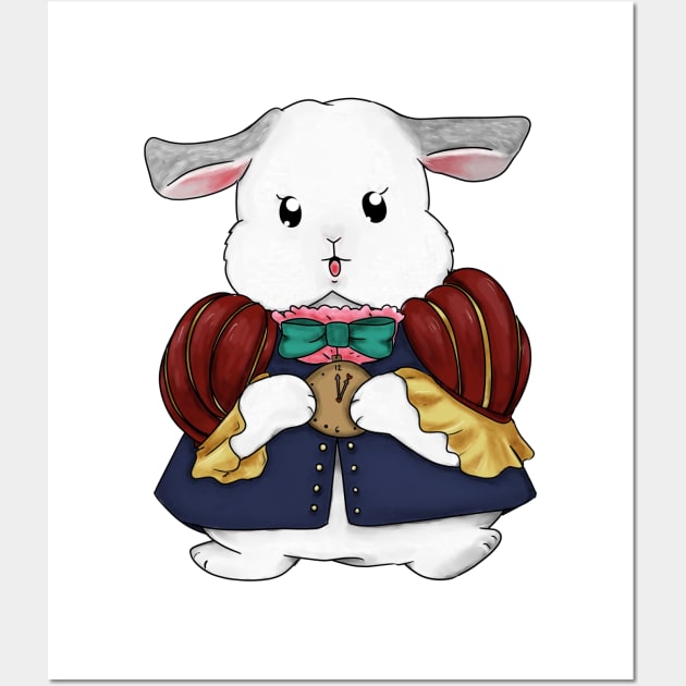 Claude in Wonderland custom bunny Wall Art by GambarGrace